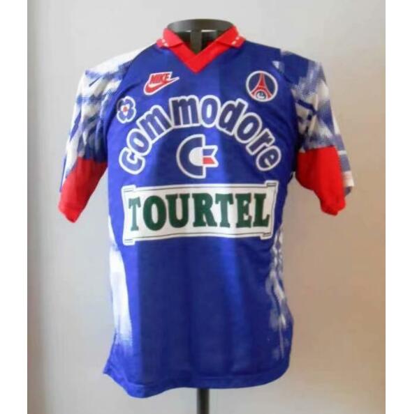 1992-93 PSG Retro Home Kit Soccer Jersey